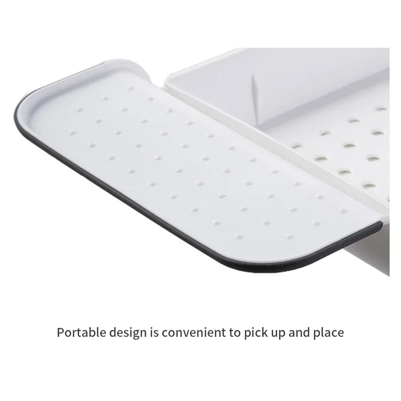 Bathtub Shelf Extendable Bathroom  Tray Shower Caddy Bamboo Bath Tub Rack Towel Book Holder Storage Organizer Accessories