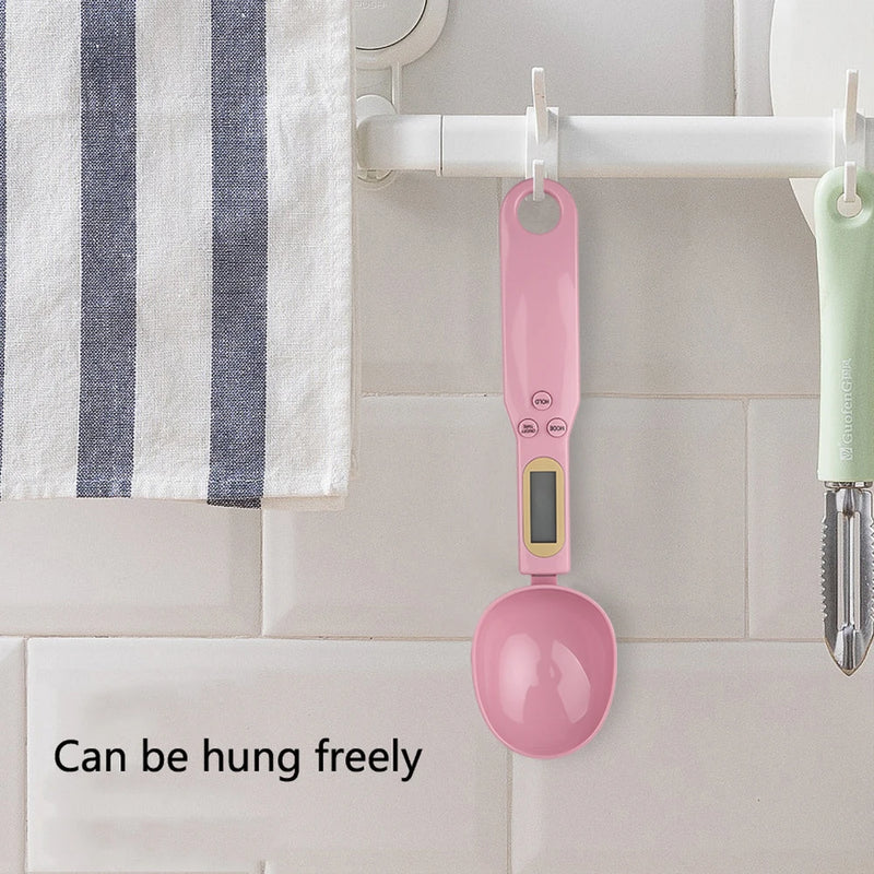 500g/0.1g Digital Scale Electronic Measuring Spoon Scale LCD Display Food Scale Mini Kitchen Tool for Milk Coffee Measuring