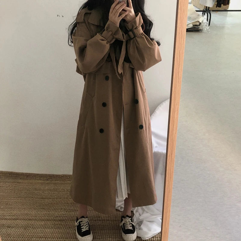 Chic Women Trench Coat Casual Women&
