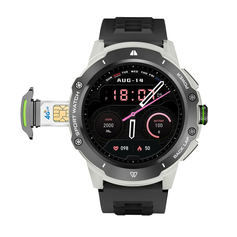 Top Quality 4G Sim Card Sport Smart Watch Amoled Screen With Wifi GPS PK DW88 DW89 S9 Ultra 4G Smart Watch 2024