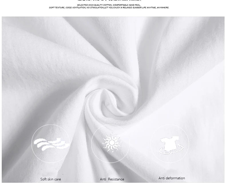 Mens T Shirts 2025 Male Summer Cotton Short Sleeve Fashion  Bottoming Tops Round Neck White Tee Oversized T-shirt Men Clothing