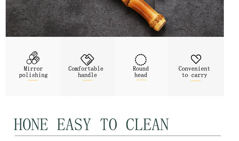 Natural Bamboo Handle Cutlery Set,Stainless Steel Dinnerware,Kitchen Silverware Flatware,Includes Forks Spoons Knives Tableware