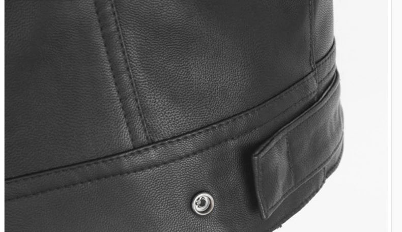 Men Motorcycle Spring Jackets SOA Punk Black Motorbike Gilet Sons of Anarchy Leather Moto Jacket Vest