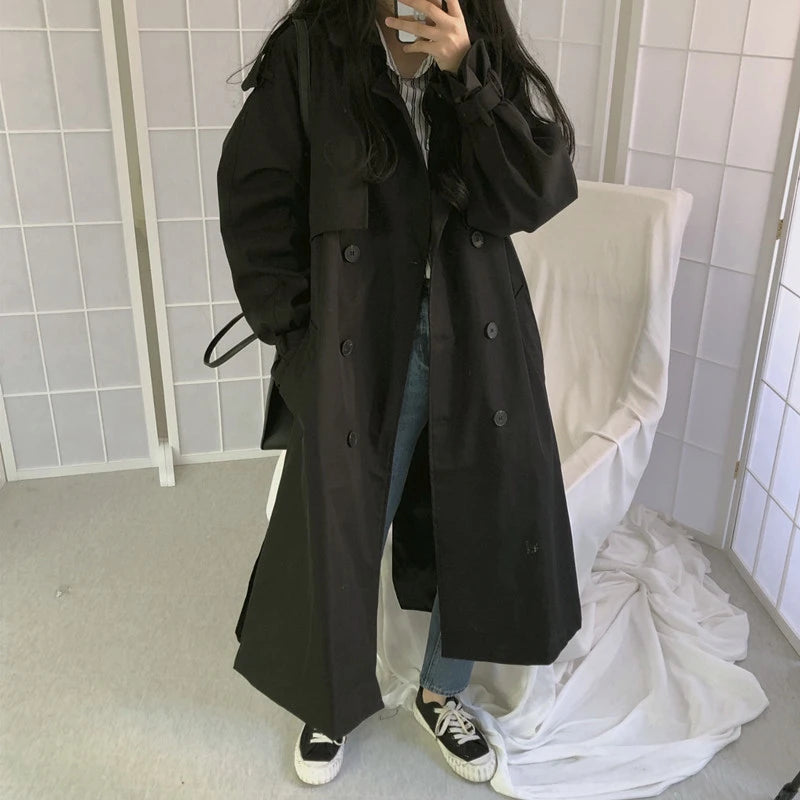 Chic Women Trench Coat Casual Women&