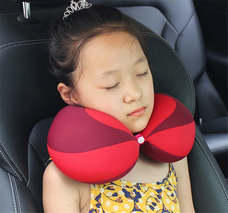 Baby Pillow For Newborns Travel Neck Pillow U-Shape For Car Headrest Air Cushion Children Car Seat Head Support Infant Baby