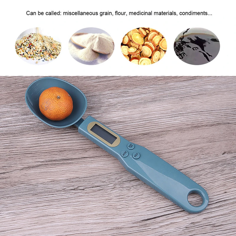 500g/0.1g Digital Scale Electronic Measuring Spoon Scale LCD Display Food Scale Mini Kitchen Tool for Milk Coffee Measuring