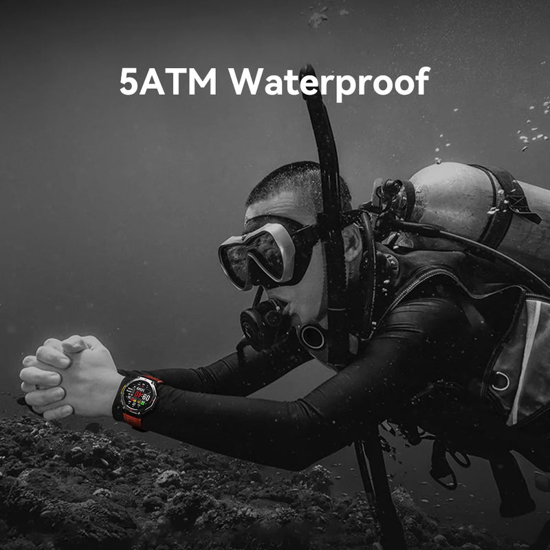 MA31 5ATM Waterproof Voice Assistant BT Call 24h Heart Rate Monitor Remote Game Play WhatsApp Smartwatch MA31 M-Rex4