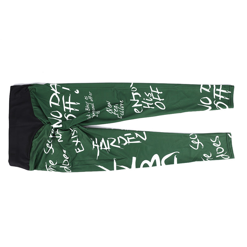 Energy Gym Tight Leggings High Waist Fashion Leggings Women Fitness Running Yoga Leggings Pants letter printed Leggings