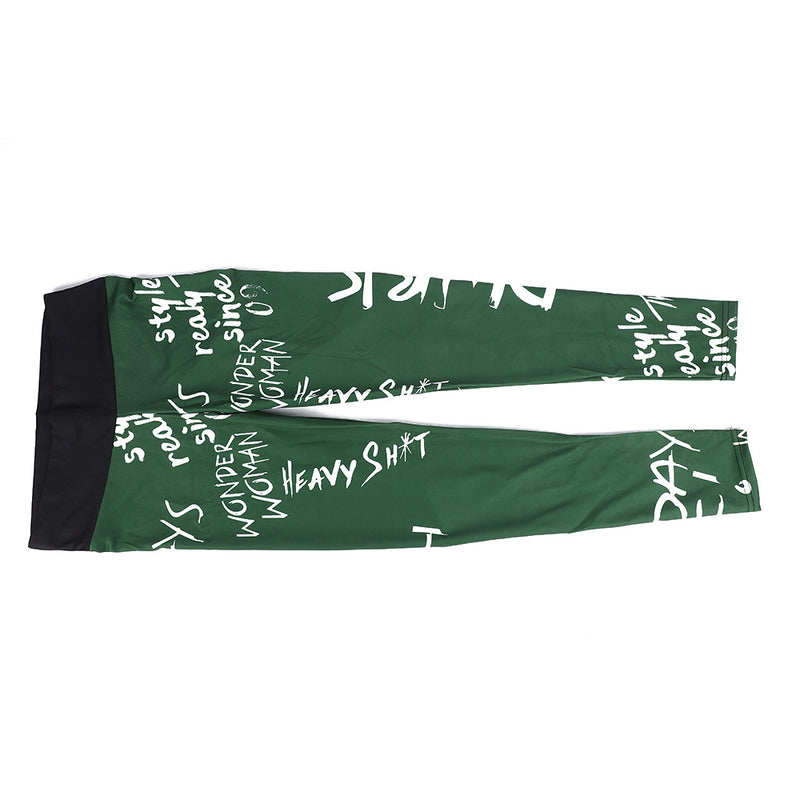 Energy Gym Tight Leggings High Waist Fashion Leggings Women Fitness Running Yoga Leggings Pants letter printed Leggings