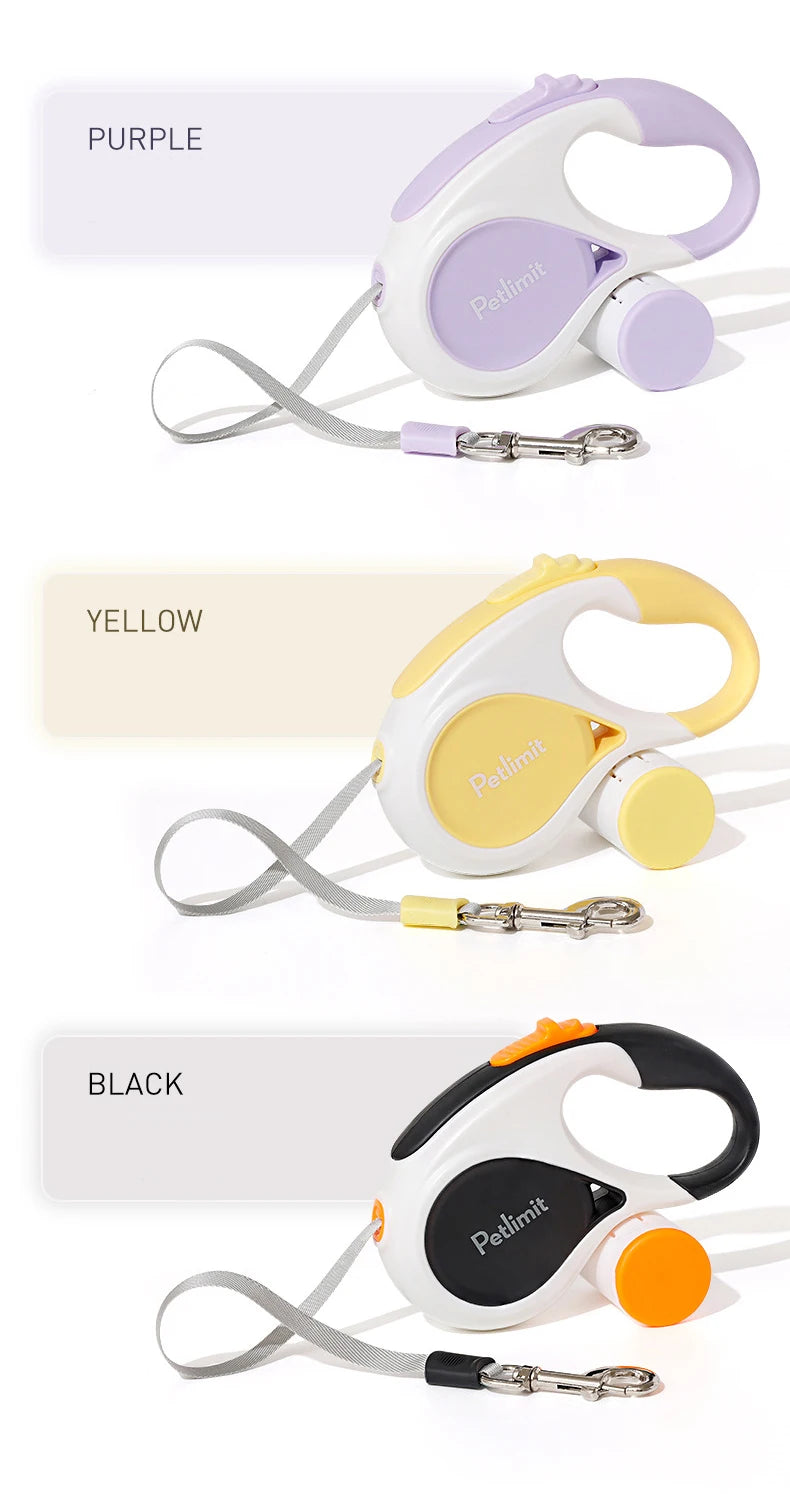 Automatic Retractable Dog Leash 3M/5M Extendable Rope For Outdoor Travel Walking Hiking Small Dogs Traction Rope Cat Lead