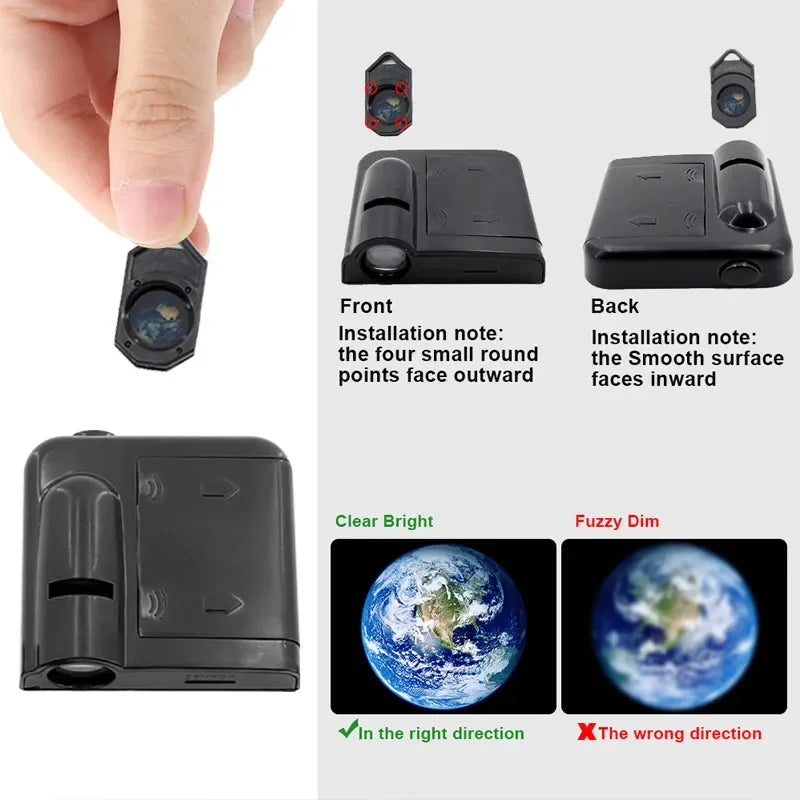 Scenery Projection Lamp Night Light Photo Prop Creative Background Planet Sunset Landscape Projector Light Party Decor ночник