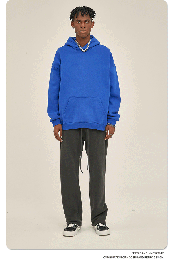 Oversized Sweatshirts for Men & Women Casual Hooded Pullover Unisex Streetwear Loose Fleece Top