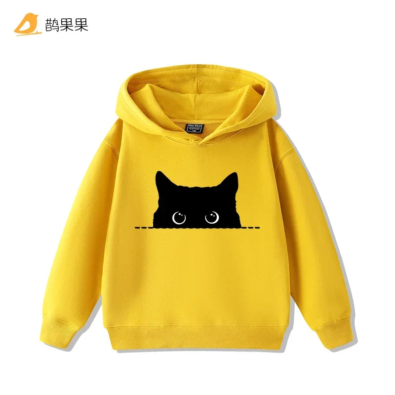 Kids’ Unisex Printed Hoodie – Soft Pullover Sweatshirt for Boys and Girls (Ages 3–12)