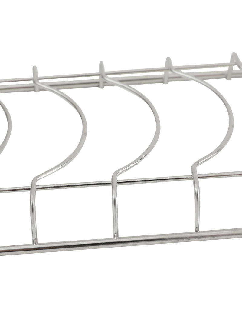 Dish Drying Rack 1-Tier Compact Kitchen Dish Bowl Rack Drainboard Set Rust-Proof Dish Drainer with Utensil Holder Rag Holder