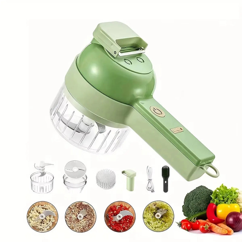 Portable Electric Vegetable Chopper Mini Food Processor Fruit Garlic Masher Cutter Slicer Kitchen Gadgets