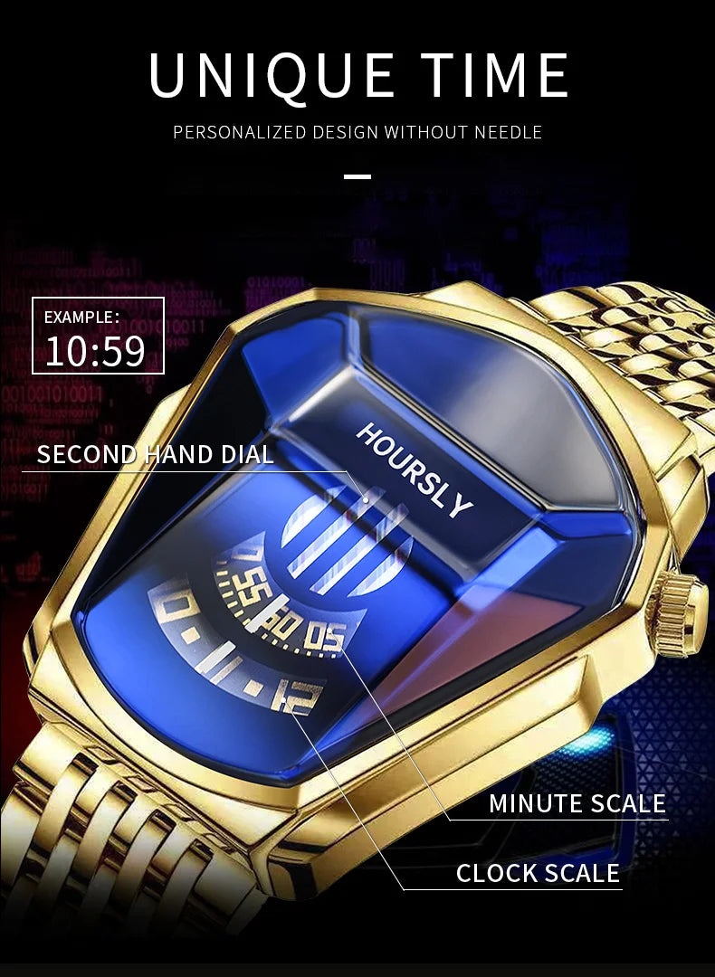 2025 Luxury HOURSLY Brand Trend Cool Men&