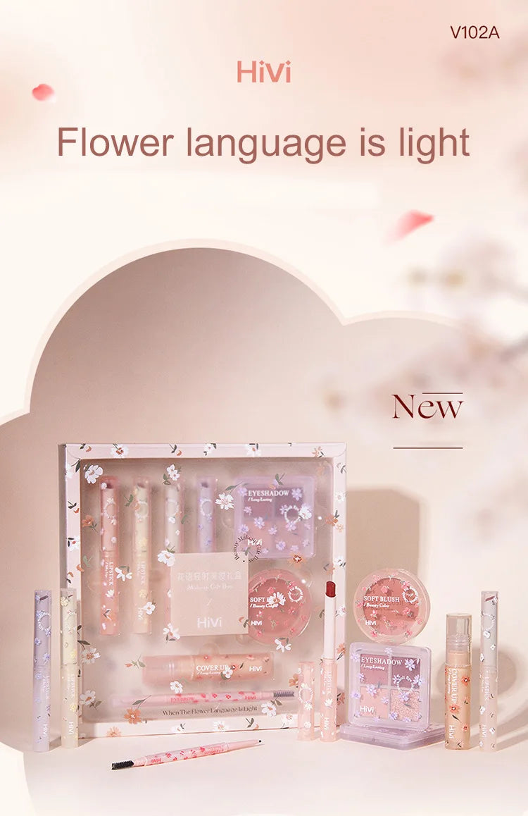 Tatiana Haven 8-Piece Makeup Set – Lipstick, Concealer, Eyeshadow, Eyebrow & Blush Beauty Kit