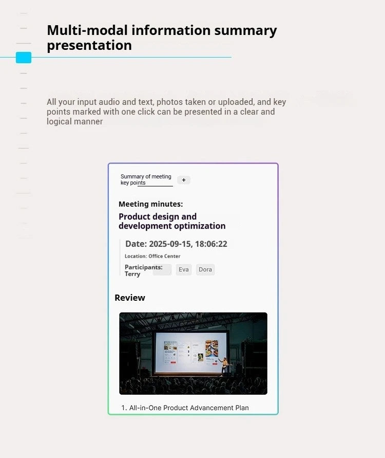 New Plaud Notepin S Wearable AI Voice Recorder, AI Notetaker, Smart Transcription & Summarization, with Wristband & lapel clip