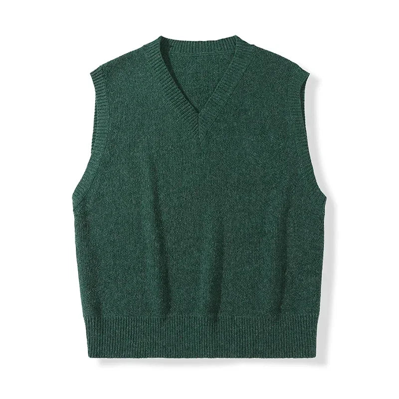 Tatiana Haven Men’s Casual Sweater Vest – Warm Knitted Pullover for Autumn & Winter Comfor