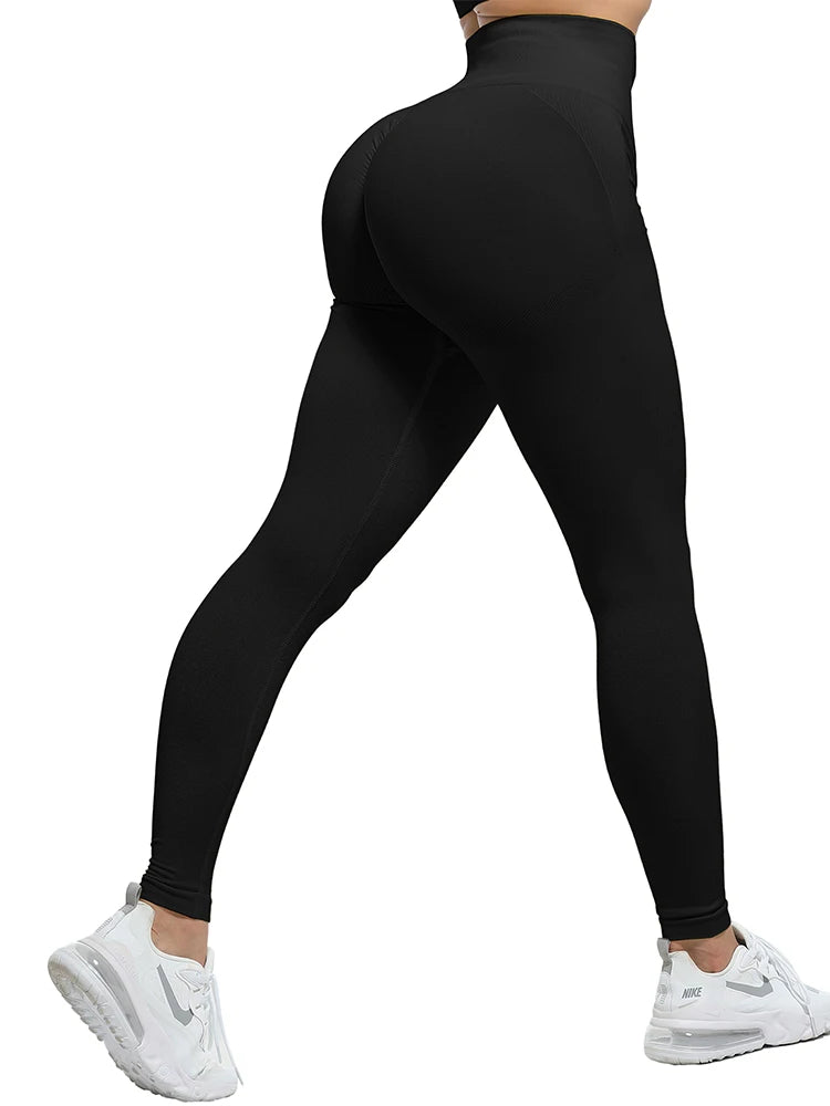 Women High Waist Leggings For Fitness Ladies Sexy Bubble Butt Gym Sports Workout Leggings Push Up Fitness Female Leggins