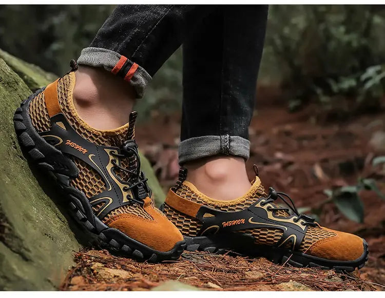 Outdoor  Anti-slip Wear-resistant Shoes for Men Hiking Shoes Jogging Trekking Sneakers Fast Zapatos Outdoor Hombre Invierno