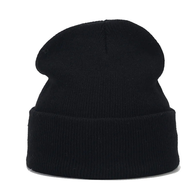 Tatiana Haven Unisex Knitted Beanie – Simple Solid Color Autumn & Winter Hat for Men and Women