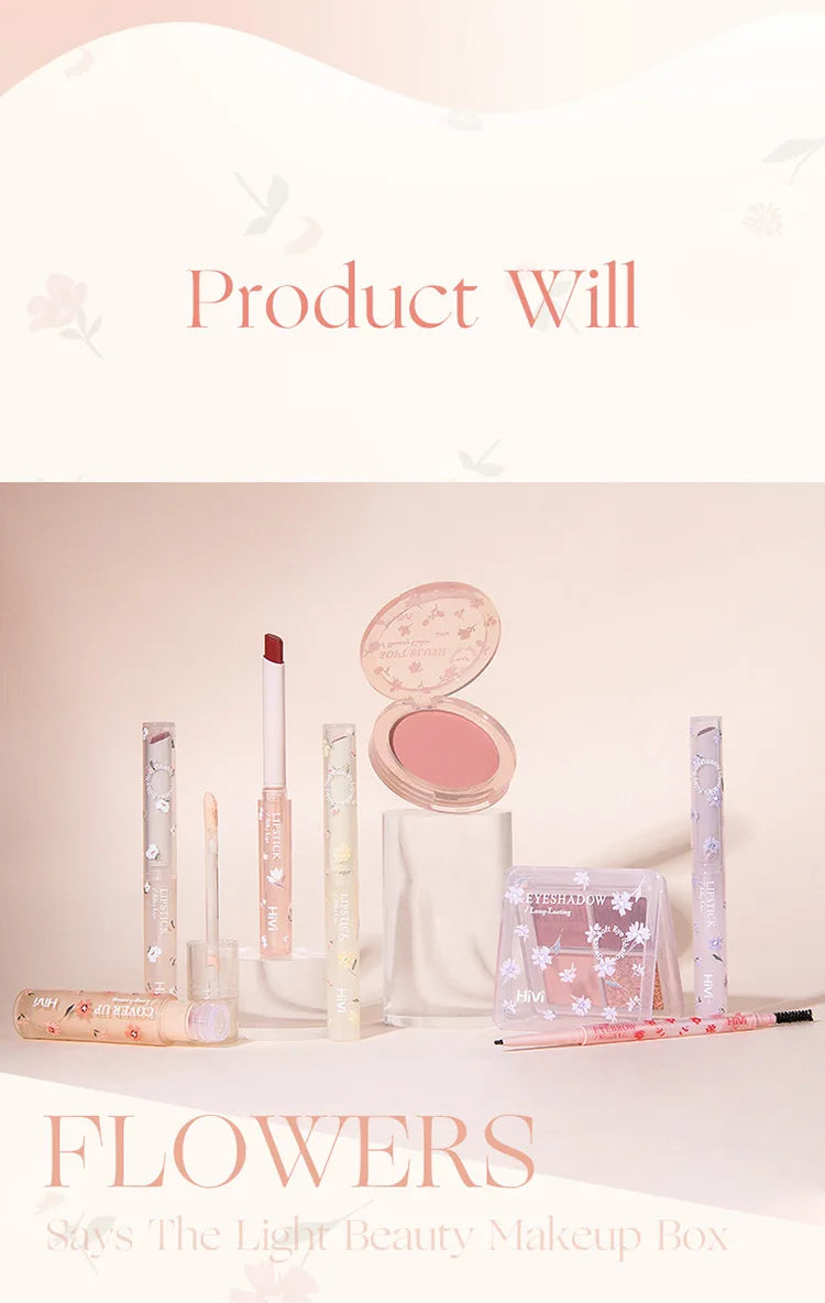 Tatiana Haven 8-Piece Makeup Set – Lipstick, Concealer, Eyeshadow, Eyebrow & Blush Beauty Kit