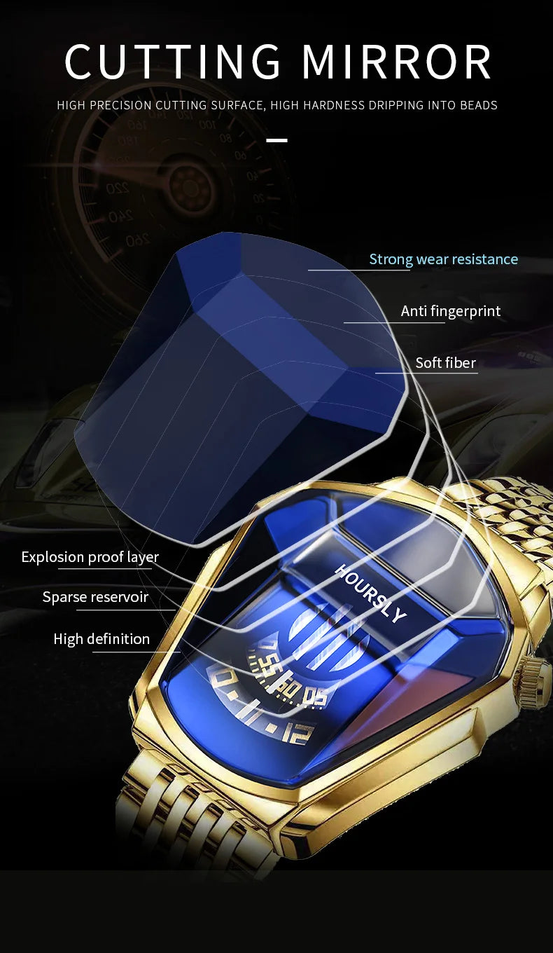 2025 Luxury HOURSLY Brand Trend Cool Men&