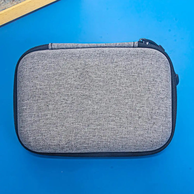 Carrying Case for PLAUD NotePin Voice Recorder Carrying Bag for PLAUD NotePin AI Voice Recorder Nylon Zipper Storage Bag Gray