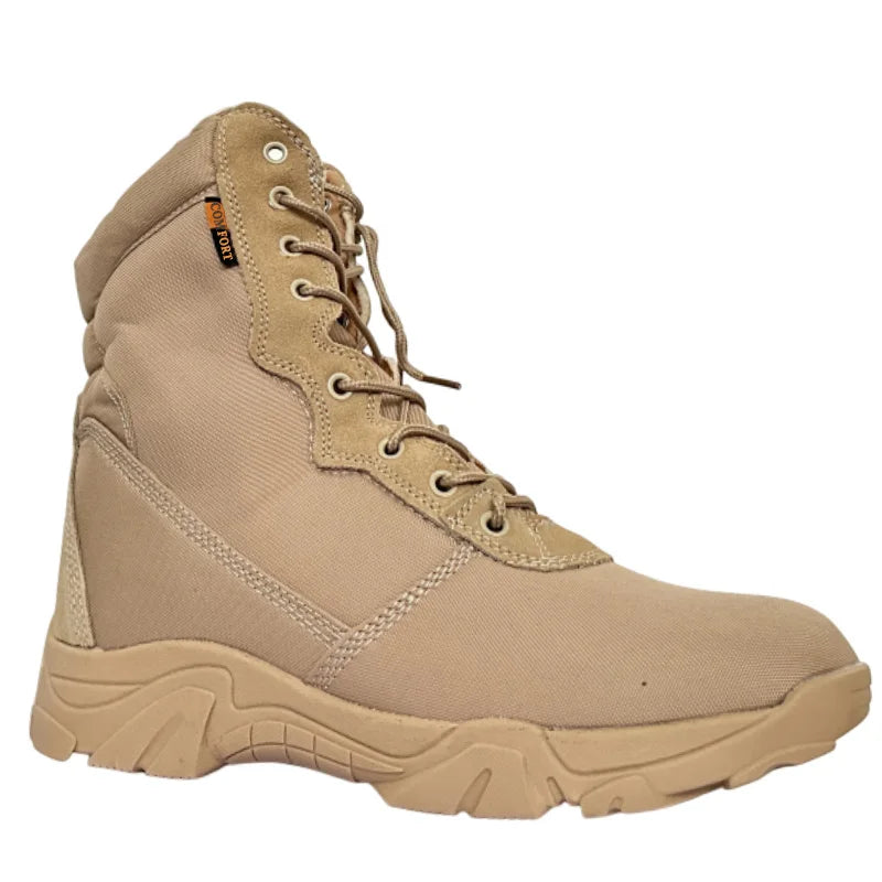 Outdoor Training Men Tactical Boots High-Top Desert Shoes Camouflage Combat Hunting Climbing Botas Hiking Shoes