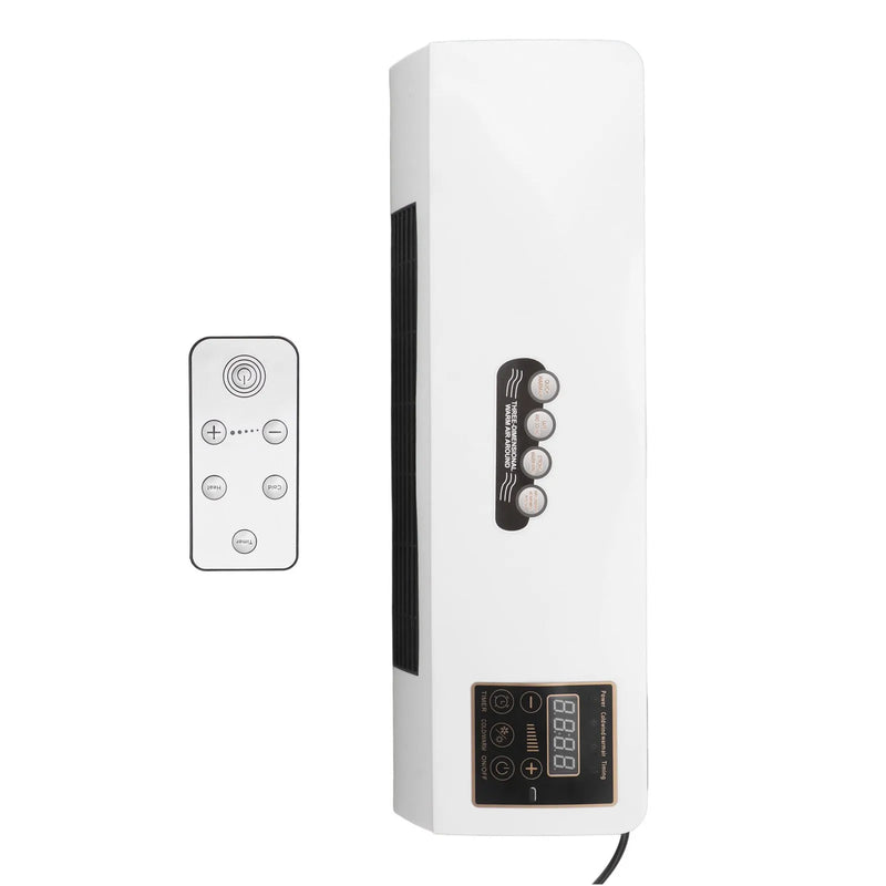 Electric Wall Heaterr Wall Mounted Hot Fan Small Heater Fan Portable Wall Mounted Electric Heater Hot Fan for Bathroom Bedroom