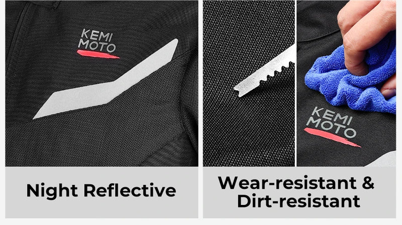 Motorcycle Riding Jacket Men Breathable Summer Clothing Built-in CE Protector Gear Soft Mesh Cycling Motocross Off-road Outfit