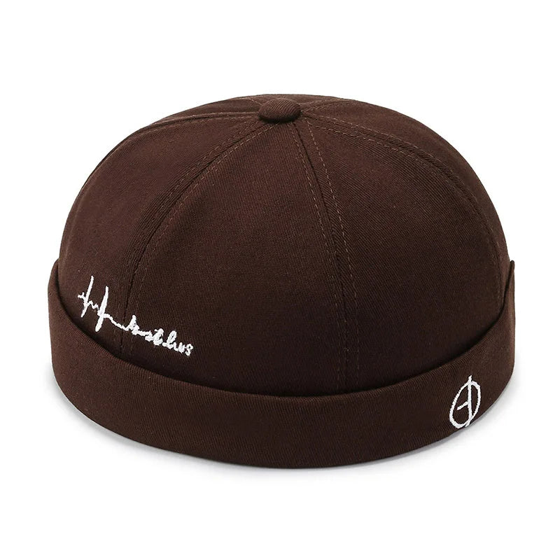 Tatiana Haven Unisex Brimless Cotton Beanie – Hip Hop Streetwear Hat for Spring & Autumn