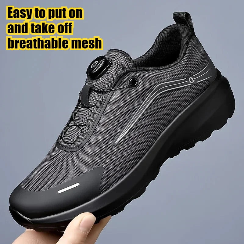 Leisure Walk Men Casual Shoes Anti Slip Sports Male Sneakers Breathable Treking Footwear Versatile Travel Trainers Hiking Shoes