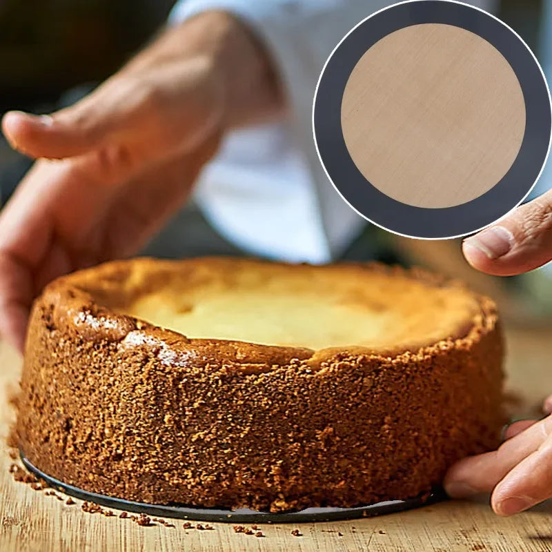 9Inch Silicone Baking Mat Set Easy Clean NonStick Multifunction Baking Cake Mat Reusable Bake Dish for Cake Pizza Pastry Cookie