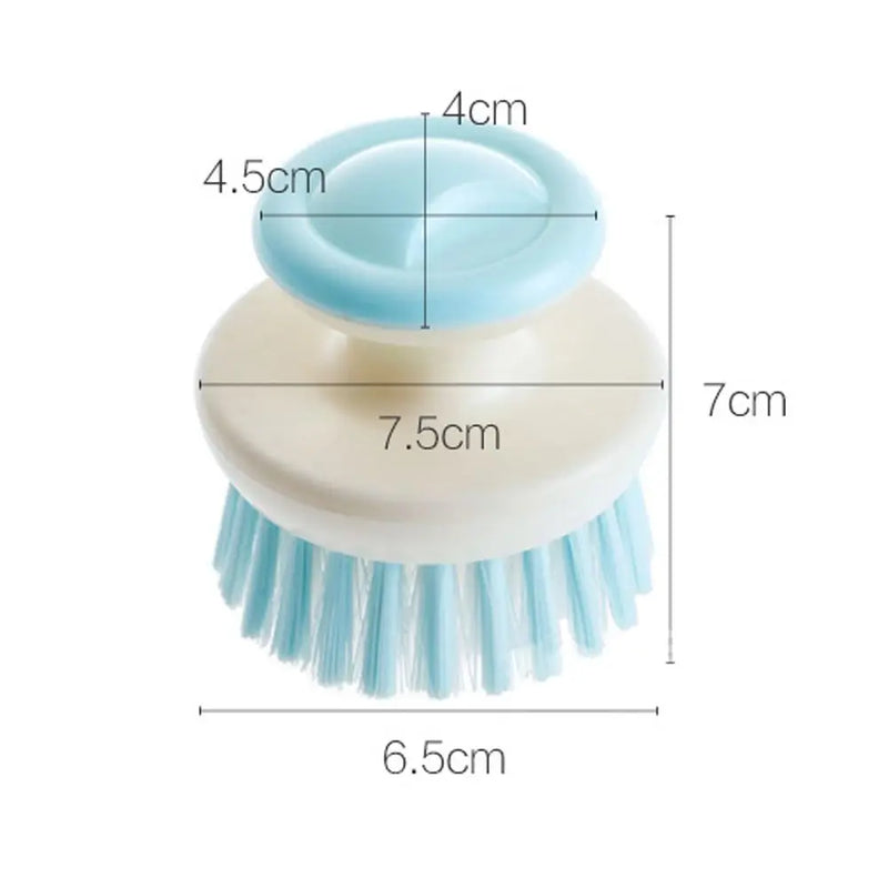 Multipurpose Dish Brush with Handle Kitchen Scrub Brushes for Cleaning Dish Scrubber with Stiff Bristles for Sink Pots Pans