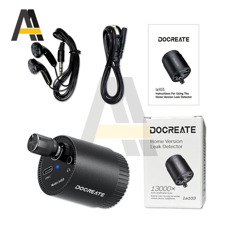 Water Leak Detector Multi-functional Sound Detector For Pipe Water Leak Suitable For Leak Detection Of Various Construction Pipe