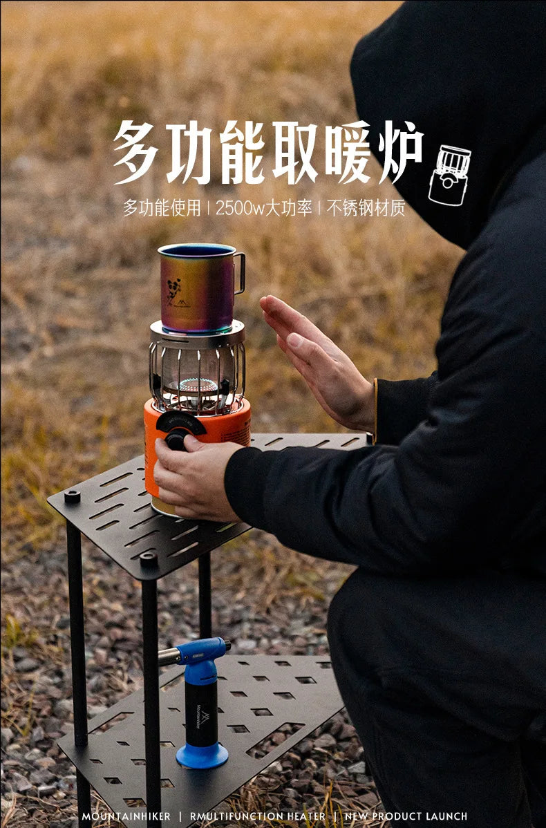 Mountainhiker Multifunctional Outdoor Camping Heating Stove Foldable Portable Heating Stove Air Tank Outdoor Mountaineering Stov