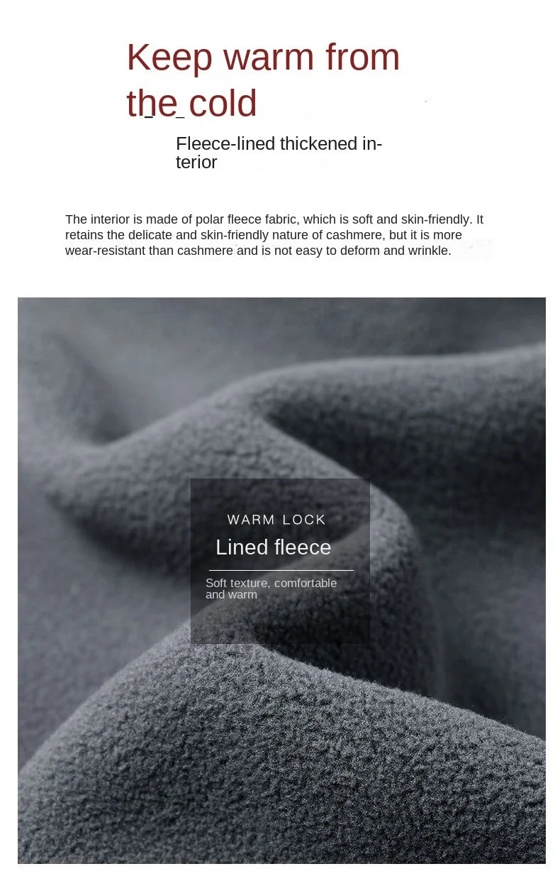 Tatiana Haven Men’s Fleece Winter Vest – Warm Casual Sleeveless Jacket with Zipper and Pockets