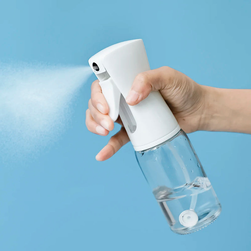 1 Pcs 200ml Empty White/Black Refillable Spray Oil Glass Bottle Sprayer for Cooking  Glass Oil Dispenser Bottle Spray Mister