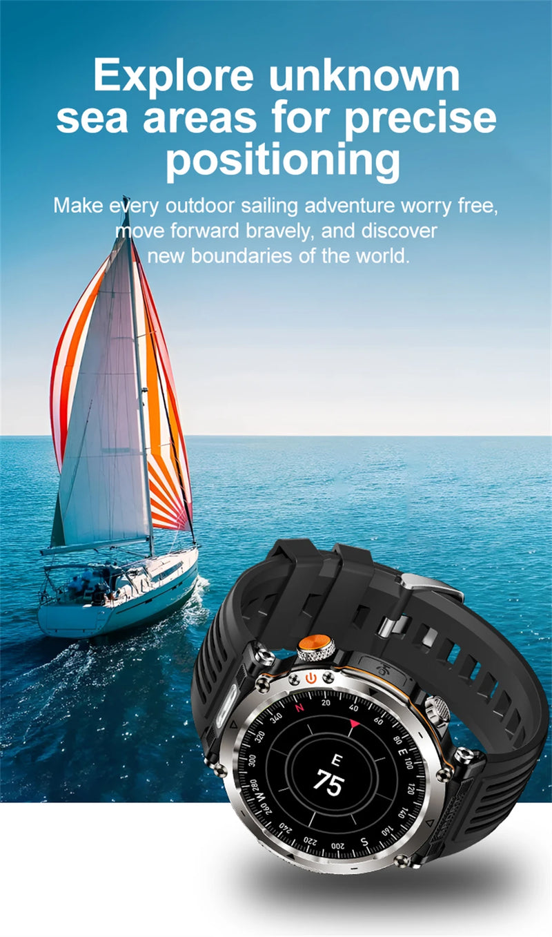 LIGE 600mAh Battery Smart Watch Men 1.7&
