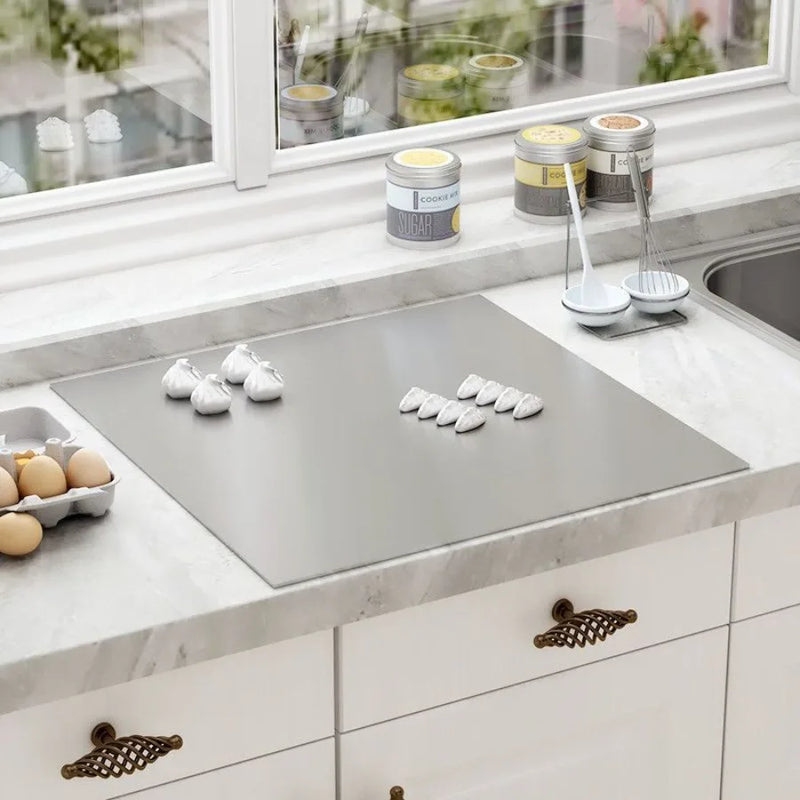 Stainless Steel Cutting Board Multifunctional Cut Vegetables and Meat Chopping Board Home Kitchen Rectangular Board