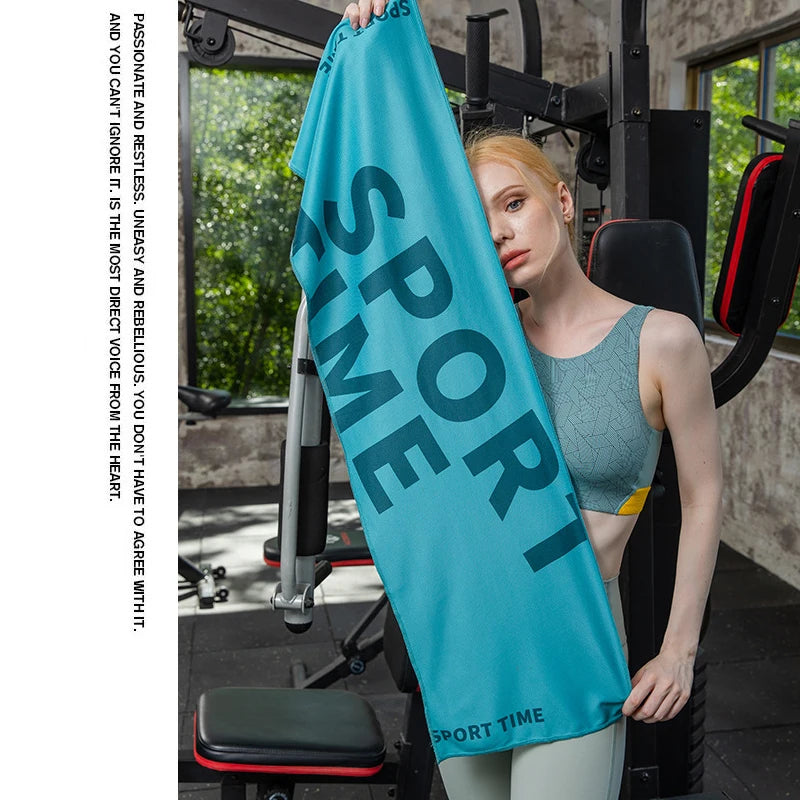 1-Pack Cooling Sports Towel - Soft, Breathable & Sweat-Absorbing, Printed Design for Outdoor Workouts & Exercise