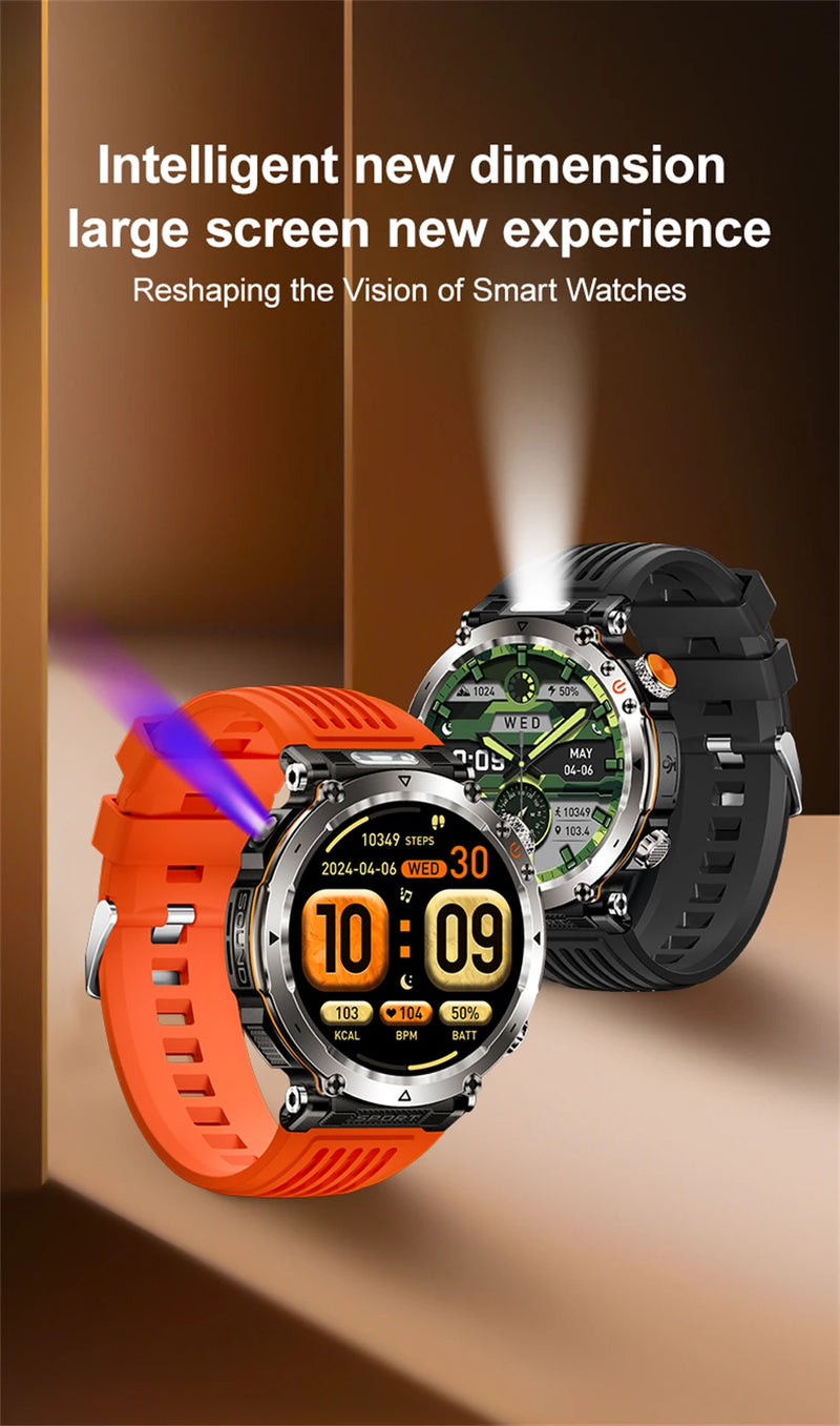 LIGE 600mAh Battery Smart Watch Men 1.7&