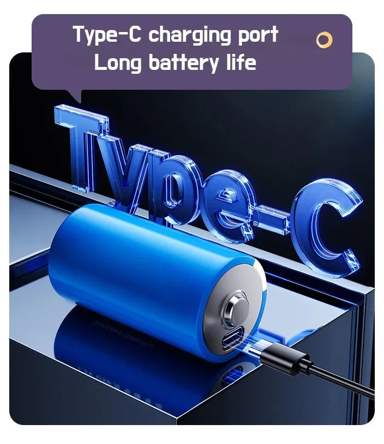 Foldable Desktop Fan Mini  Wall-Mounted Fan With Warm Night Light Rechargeable 4 Gears Adjustable Portable Air Circulation Fan