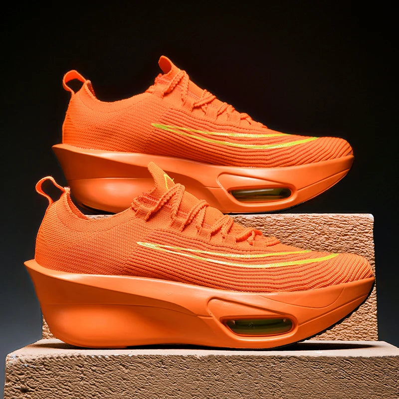 Casual Sneakers Air Cushion Running Shoes Jogging Marathon Men Sports Breathable Lightweight Comfortable Nonskid Leisure Sneaker