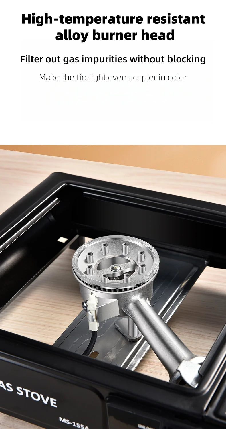 Portable chimney-style stove, suitable for outdoor barbecuing, camping and family gatherings. Multi-functional compact cooking