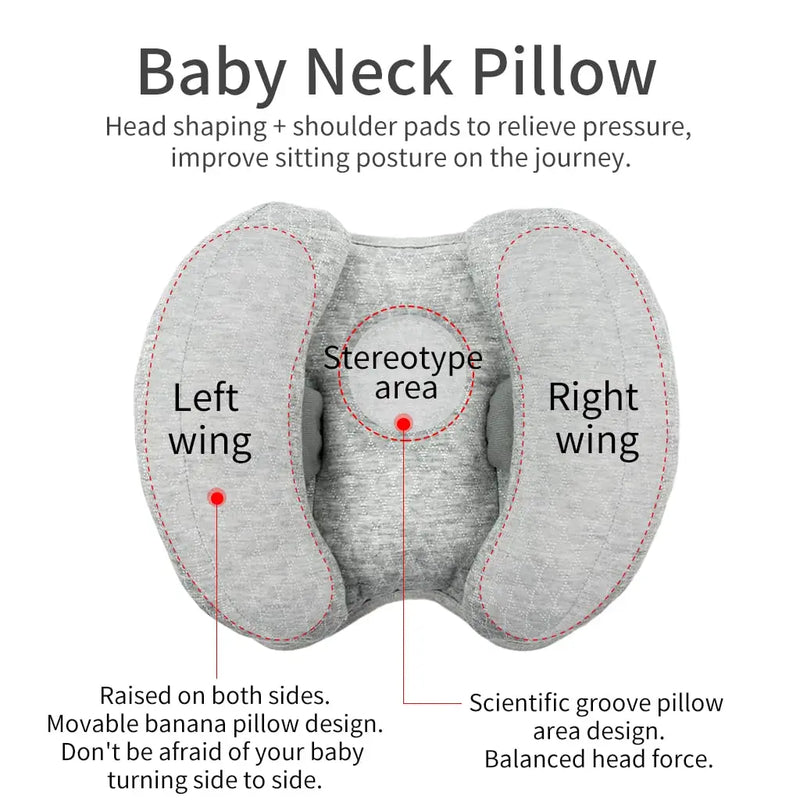 Baby Pillow Stroller Baby Head Pillow Cushion Baby Head Neck Support Pillow Car Seats Neck Pillow Soft Shaping Pillows For Kids