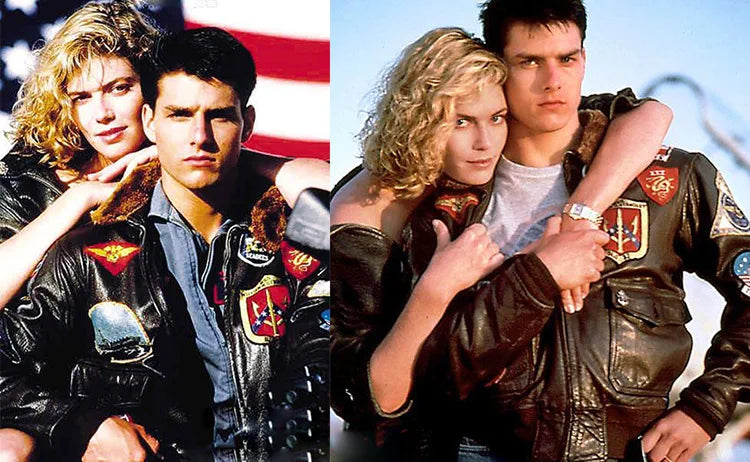 Retro Oversized Motorcycle Jacket American Air Force Pu Leather Jacket For Male Female Pilots Couple Leather Jackets Motorcycle