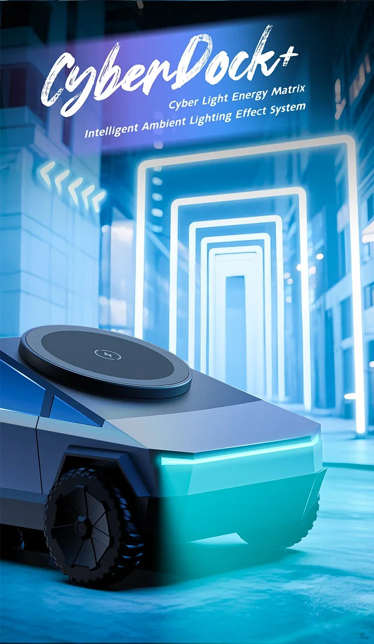 Cybertruck 3-in-1 Qi2 Wireless Charger | iPhone, iWatch & AirPods Dock